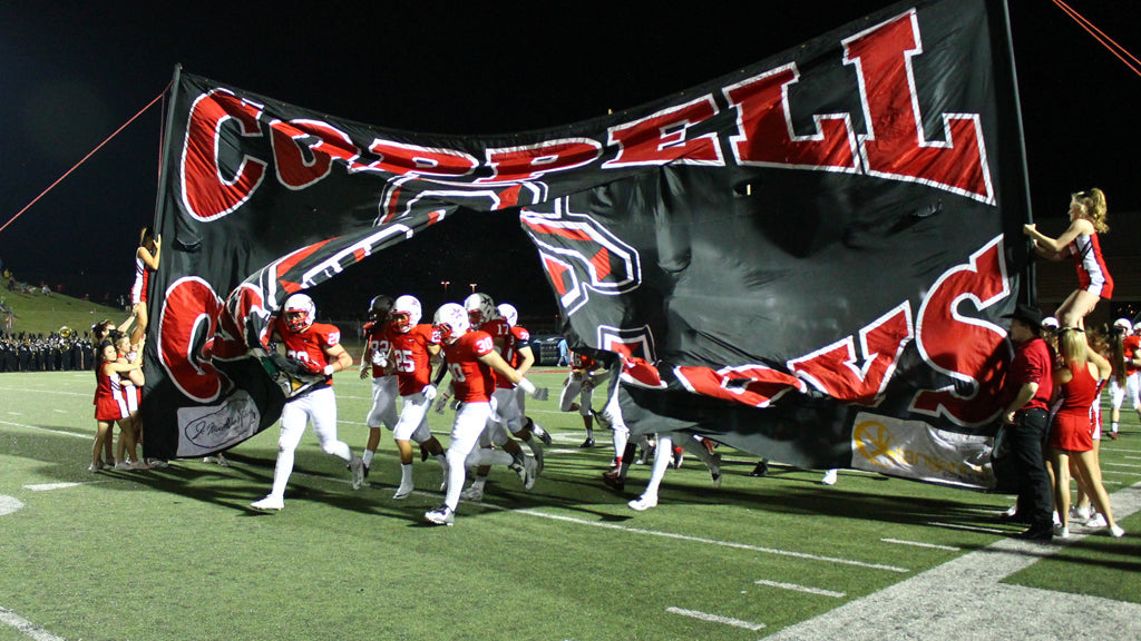 Custom Flags and Banners for Football Season