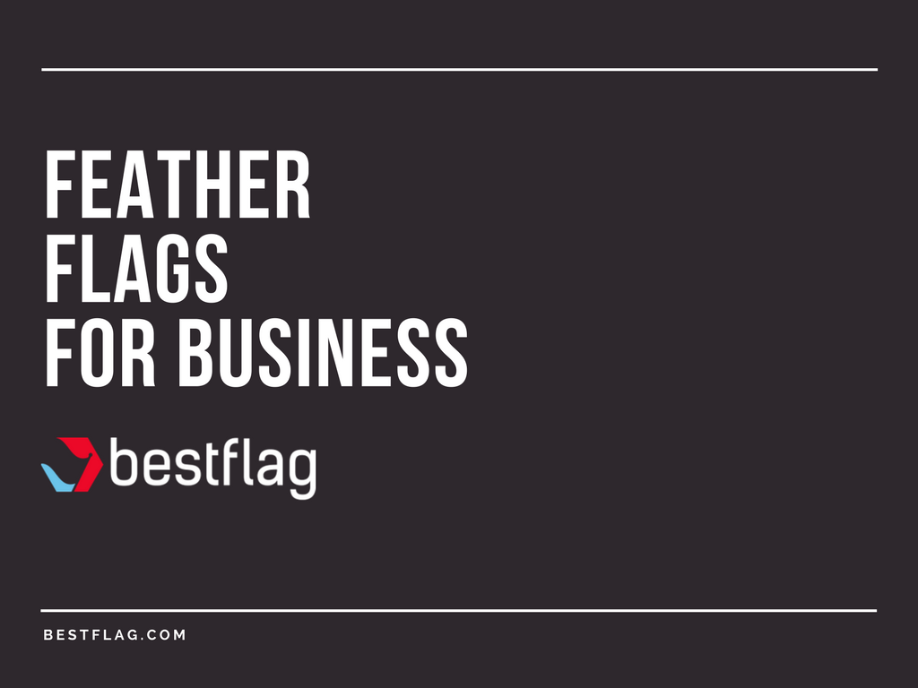 feather flag for business