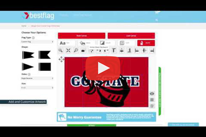 Custom Flag Designer Tutorial Video