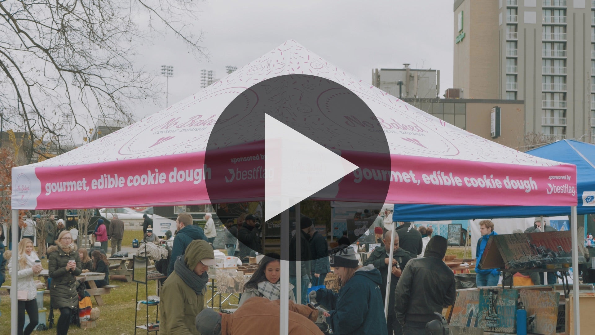 Tents Helping Get You Attention | BestFlag + No Baked Cookie Dough