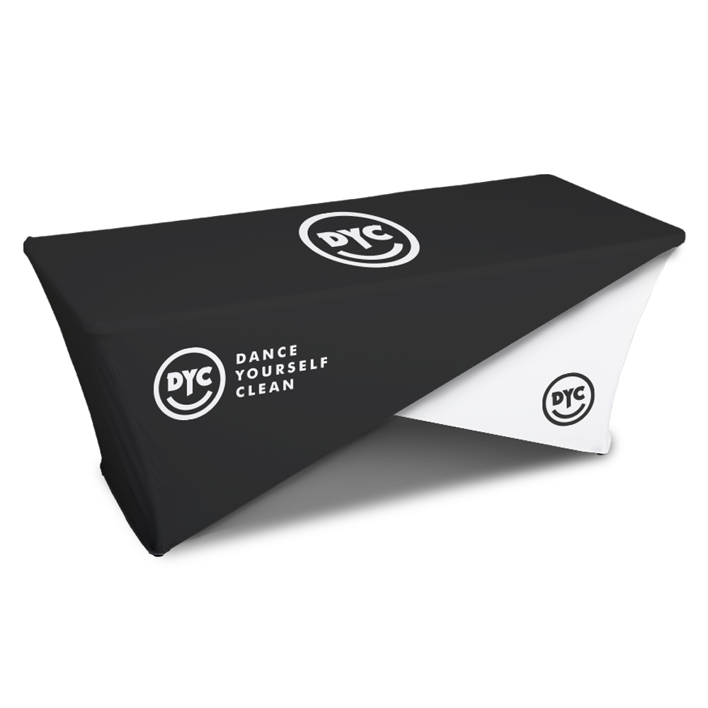 Custom Stretch Crossover Table Cover