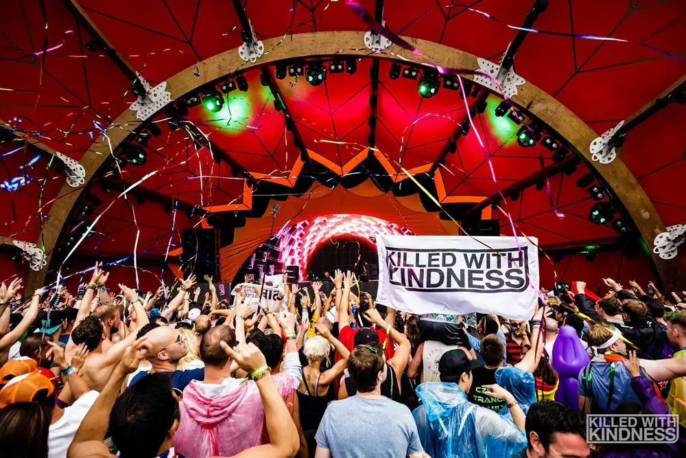 Custom Flag at a Festival