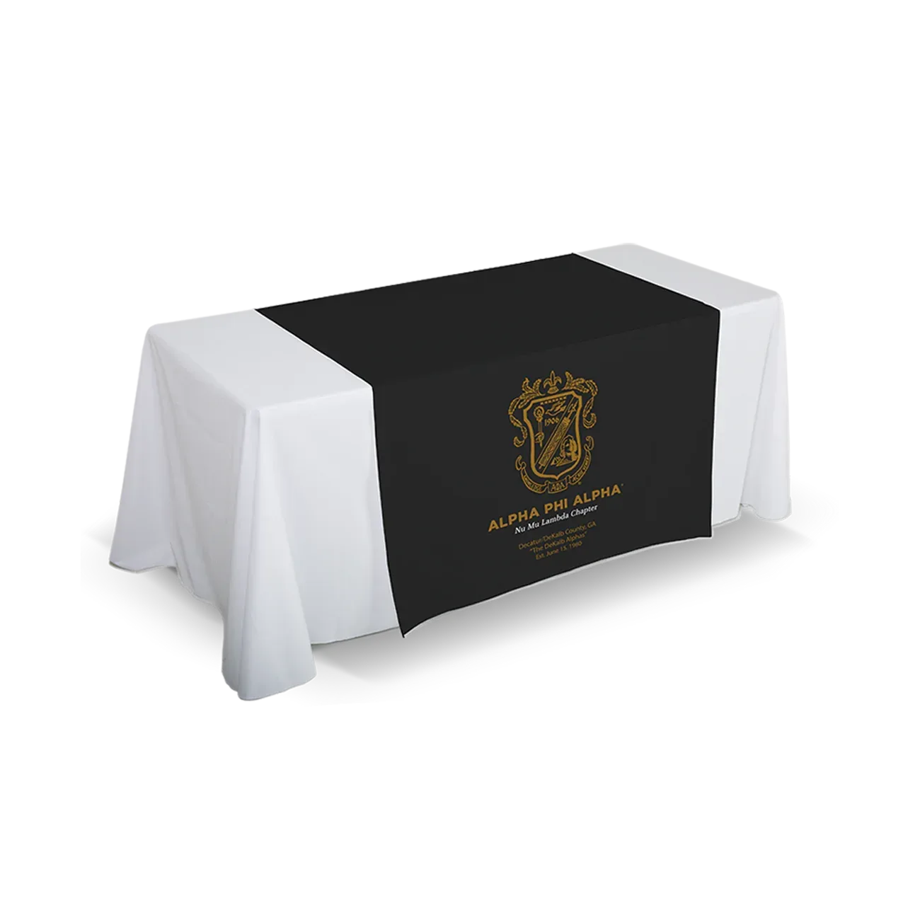 Tablecloth with a logo