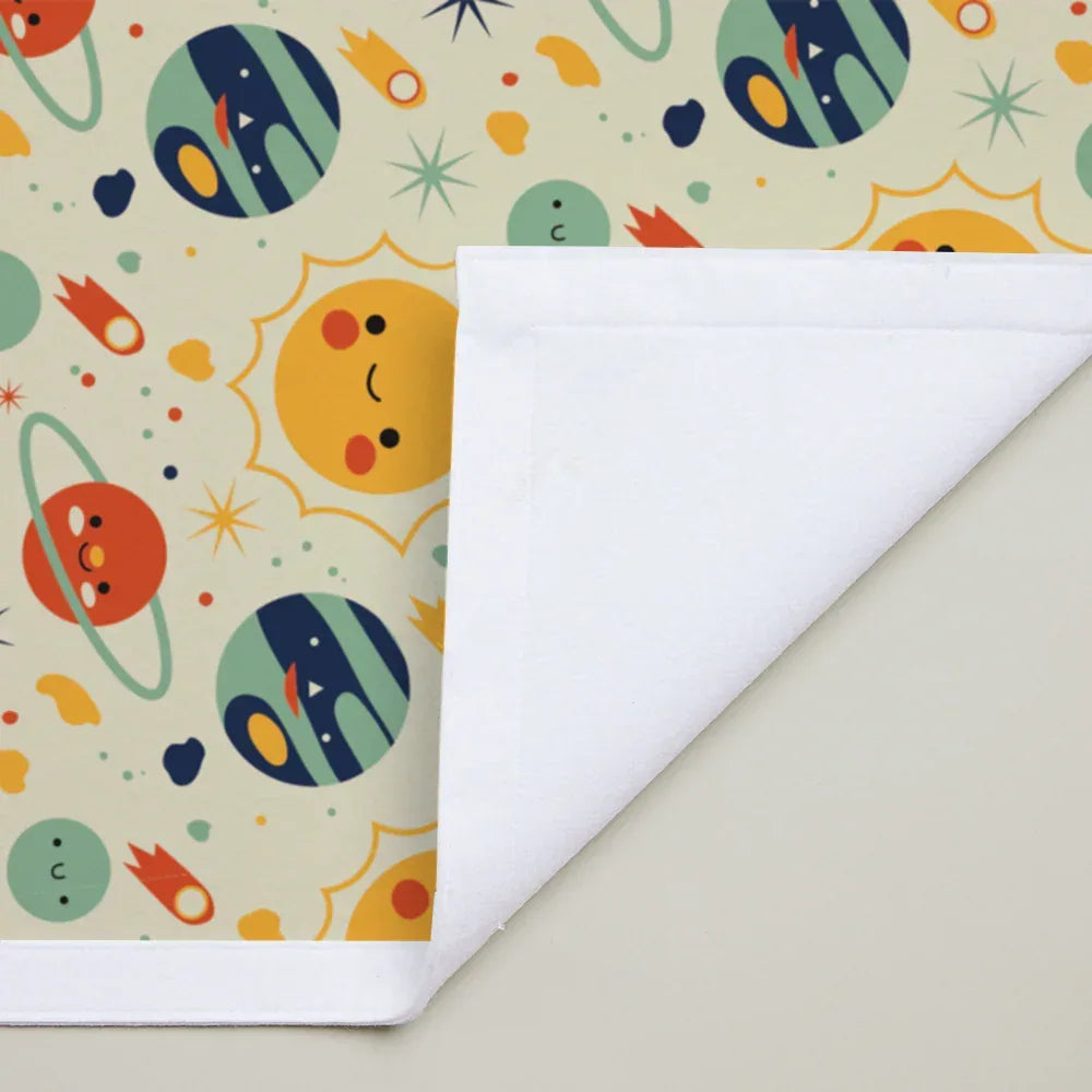 Colorful space-themed paper