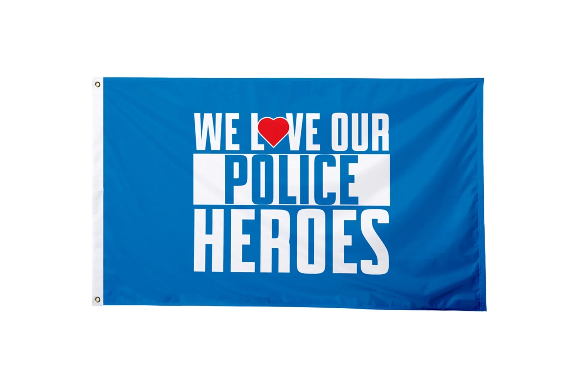 We Love Our Police Heroes Flag - BestFlag.com