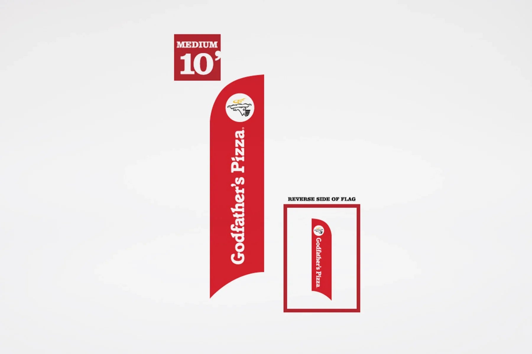 Godfather's Pizza | Replacement Prints - BestFlag.com