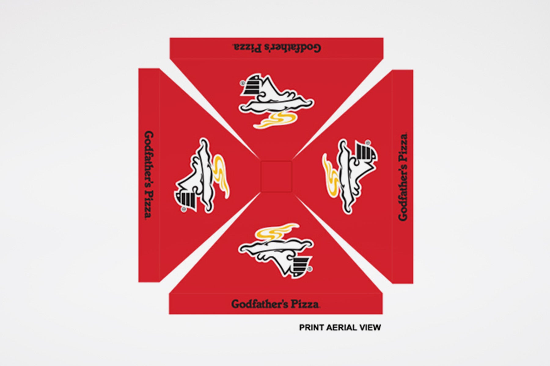 Godfather's Pizza | Patio Umbrella Print - BestFlag.com