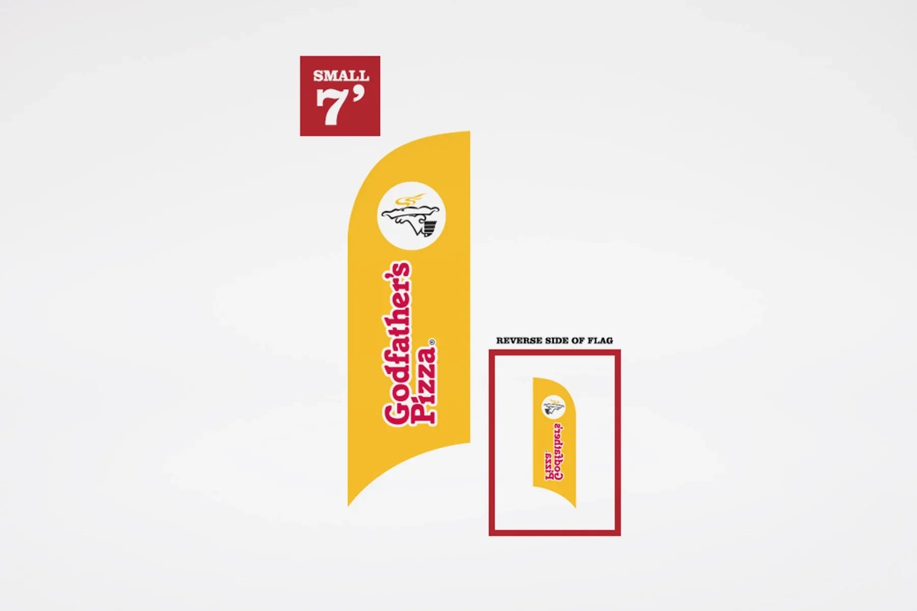 Godfather's Pizza | Replacement Prints - BestFlag.com