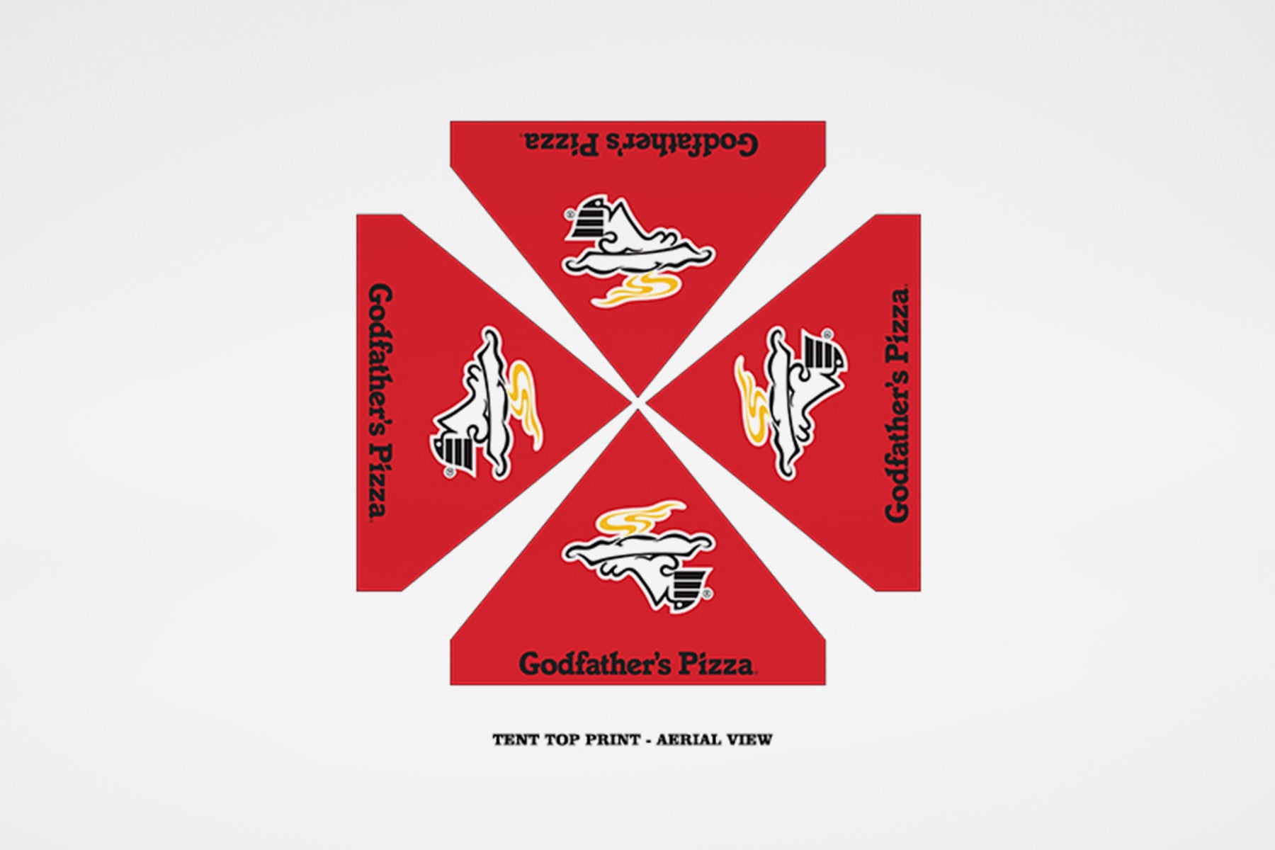 Godfather's Pizza | Tent Top Print - BestFlag.com