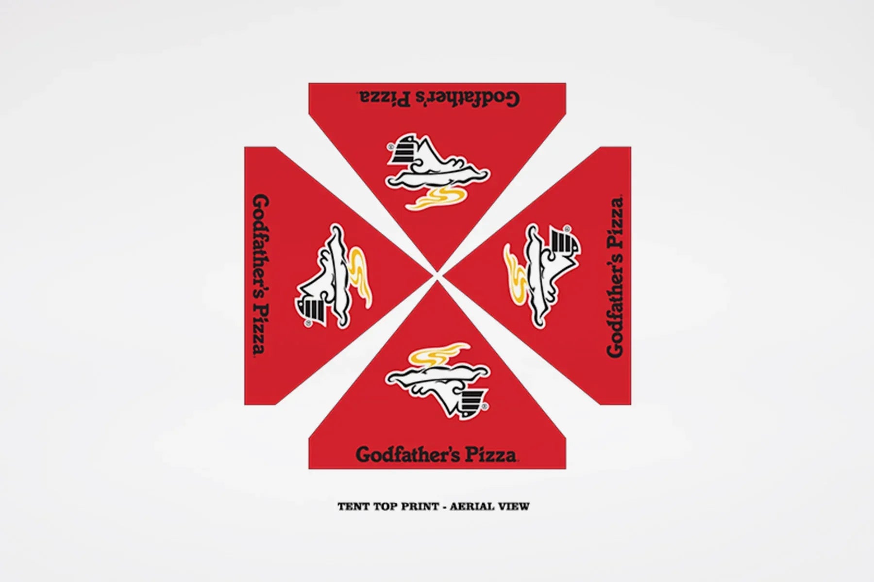 Godfather's Pizza | Tent Top Print - BestFlag.com