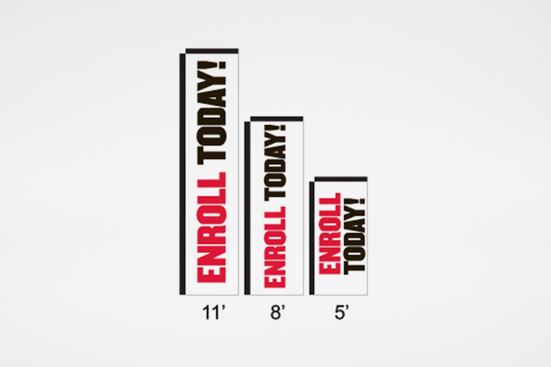 Enroll Today Premium 90 Flag - BestFlag.com