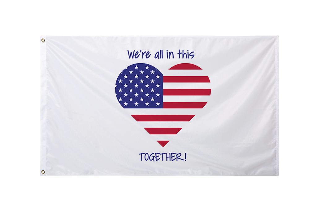 We're All In This Together Flag - BestFlag.com