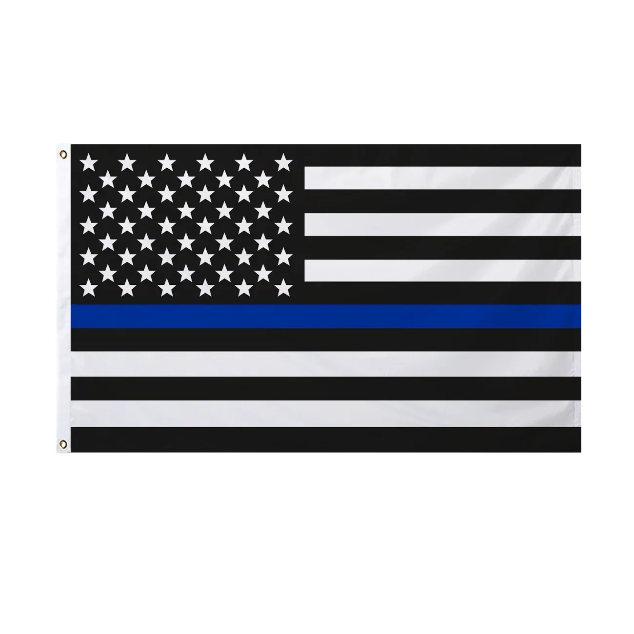 black white us flag blue