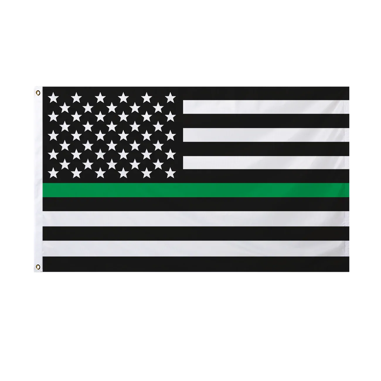 Black & White United States Flag