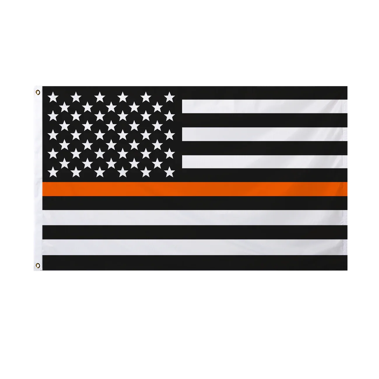 Black & White United States Flag