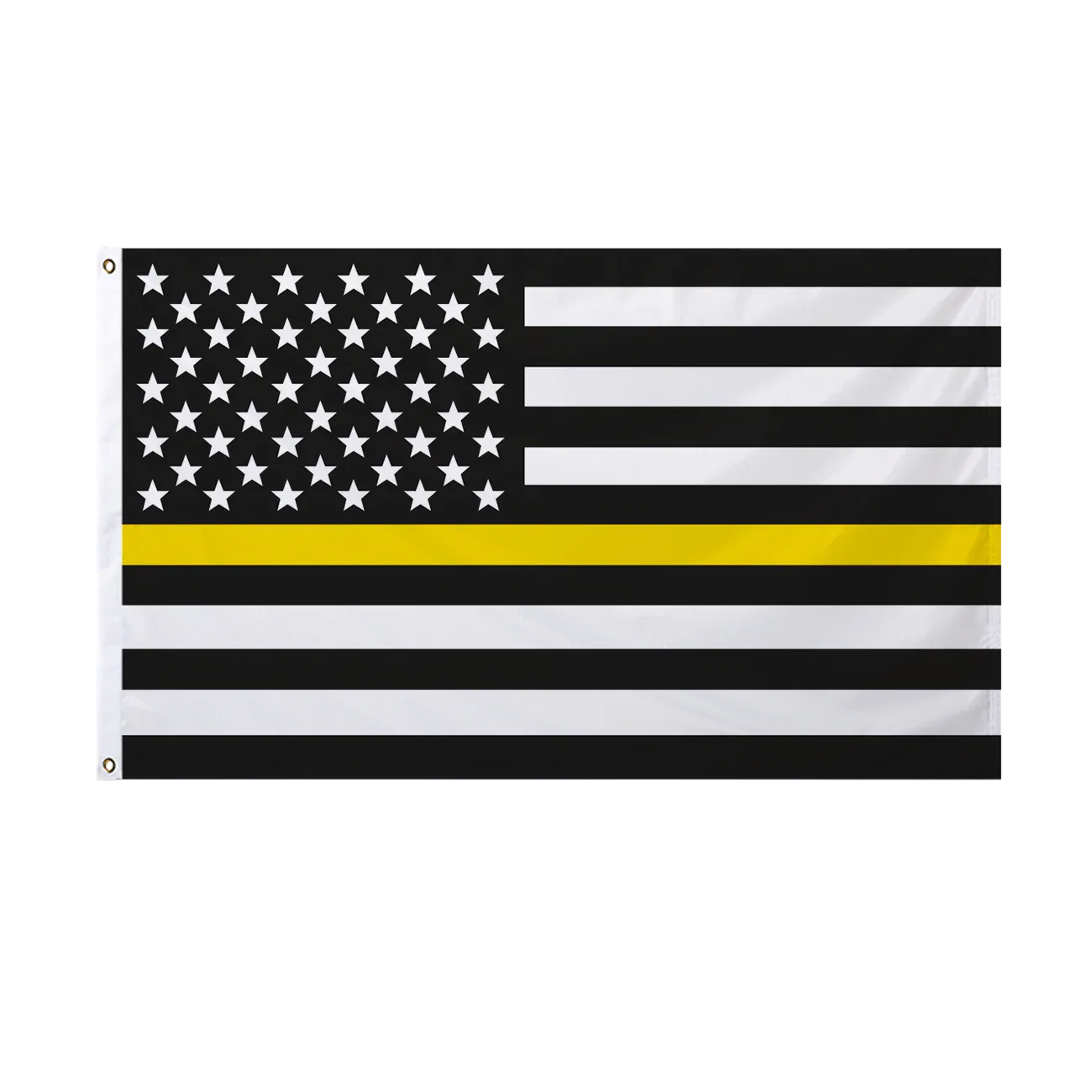 Black & White United States Flag