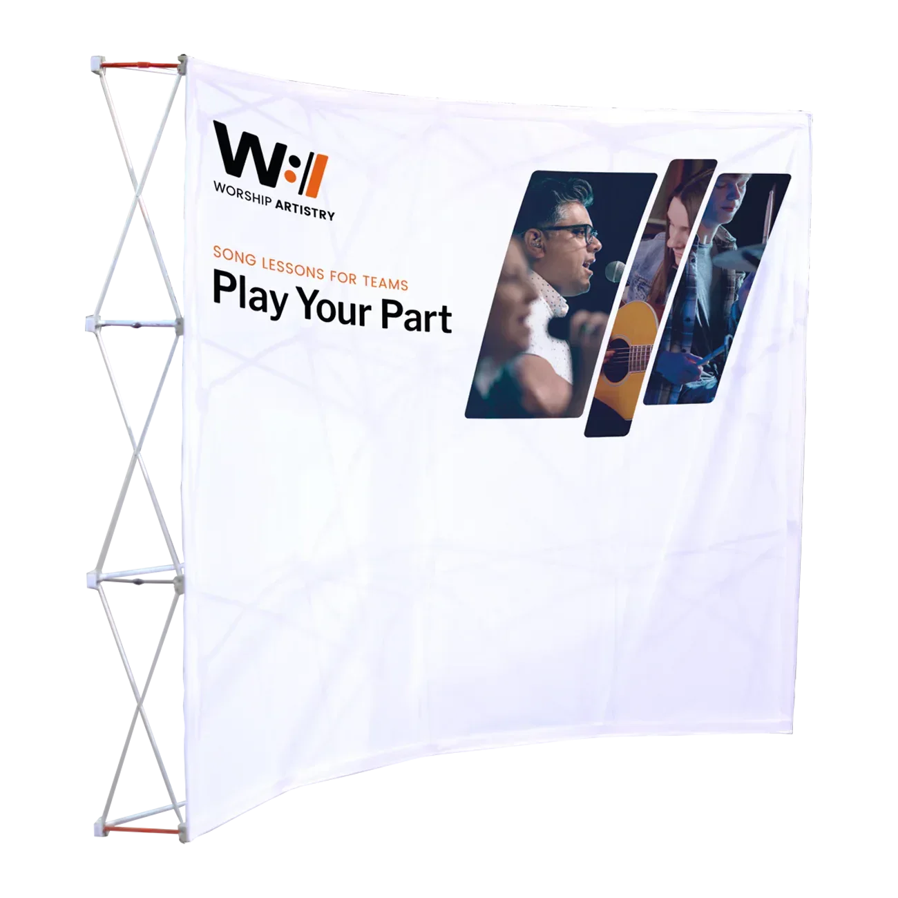 pop up curved main image customer art