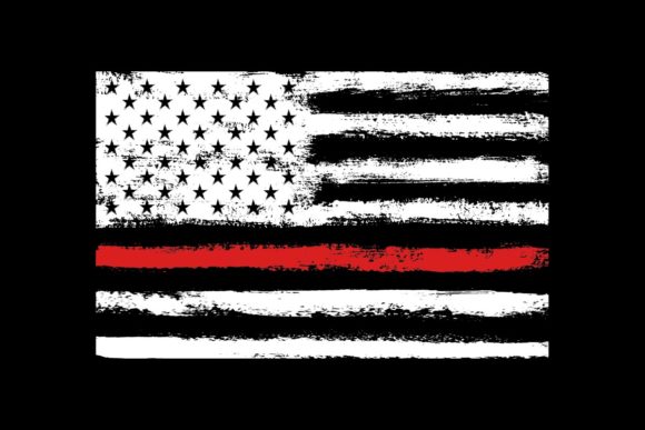 What Does the American Flag With a Red Stripe Mean?