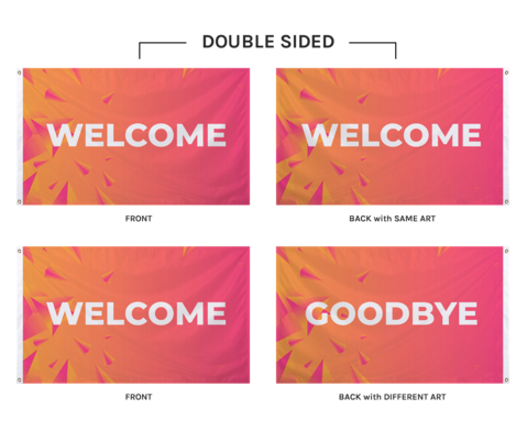 Single Reverse, or Double-Sided Flag - Which Should I Choose?