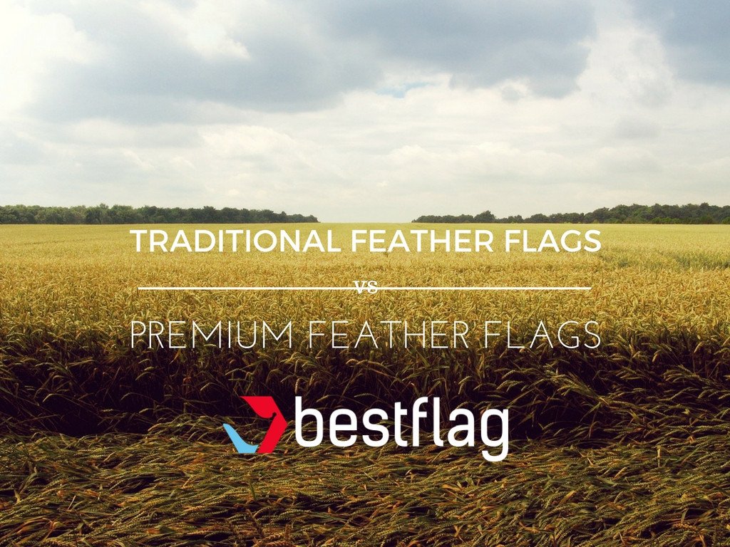 custom feather flags