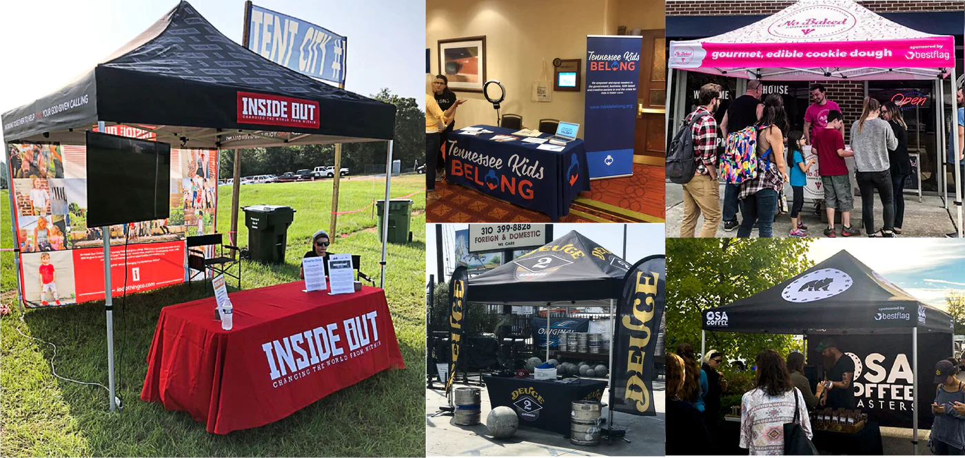 8 Types of Custom Table Covers for Trade Shows that Stand Out!