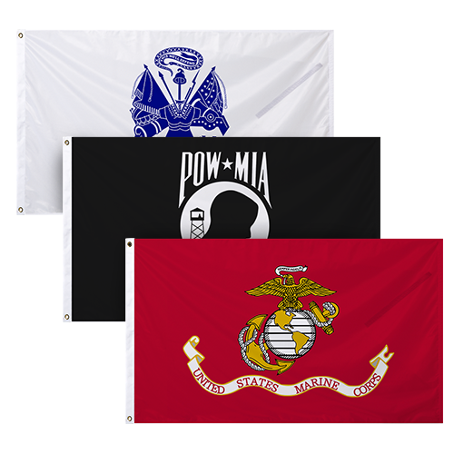 US Military Flags