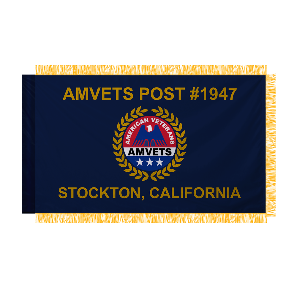 3' x 5' AMVETS Post Flag