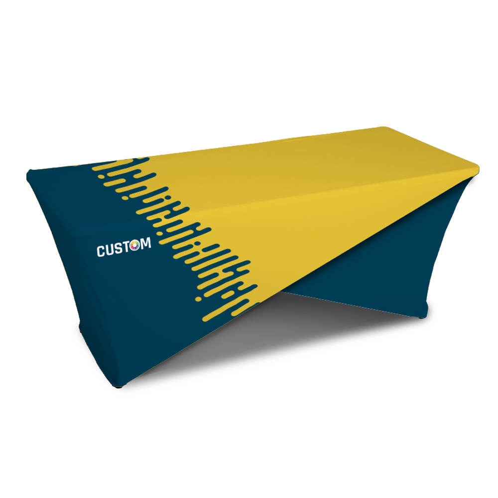 Custom Stretch Crossover Table Cover