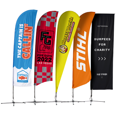 Custom Feather Flags, Personalized Feather Banners