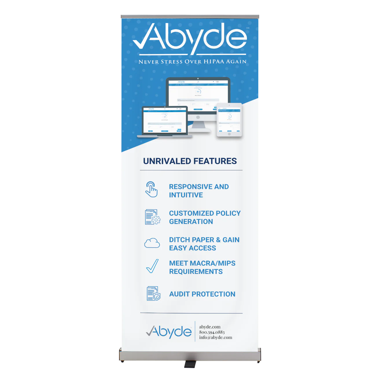 Basic retractable banner