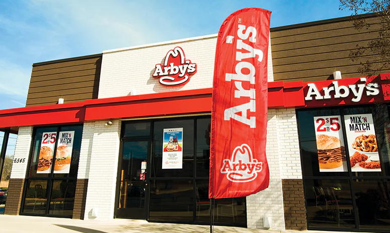 Arby's Storefront Custom Flags