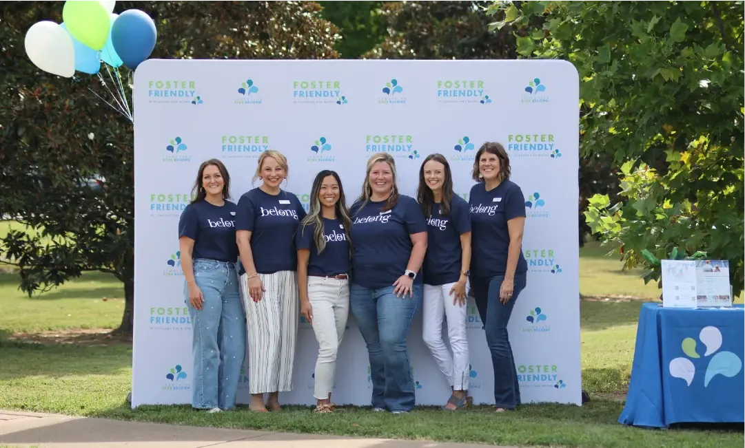 Group photo at Foster Love event