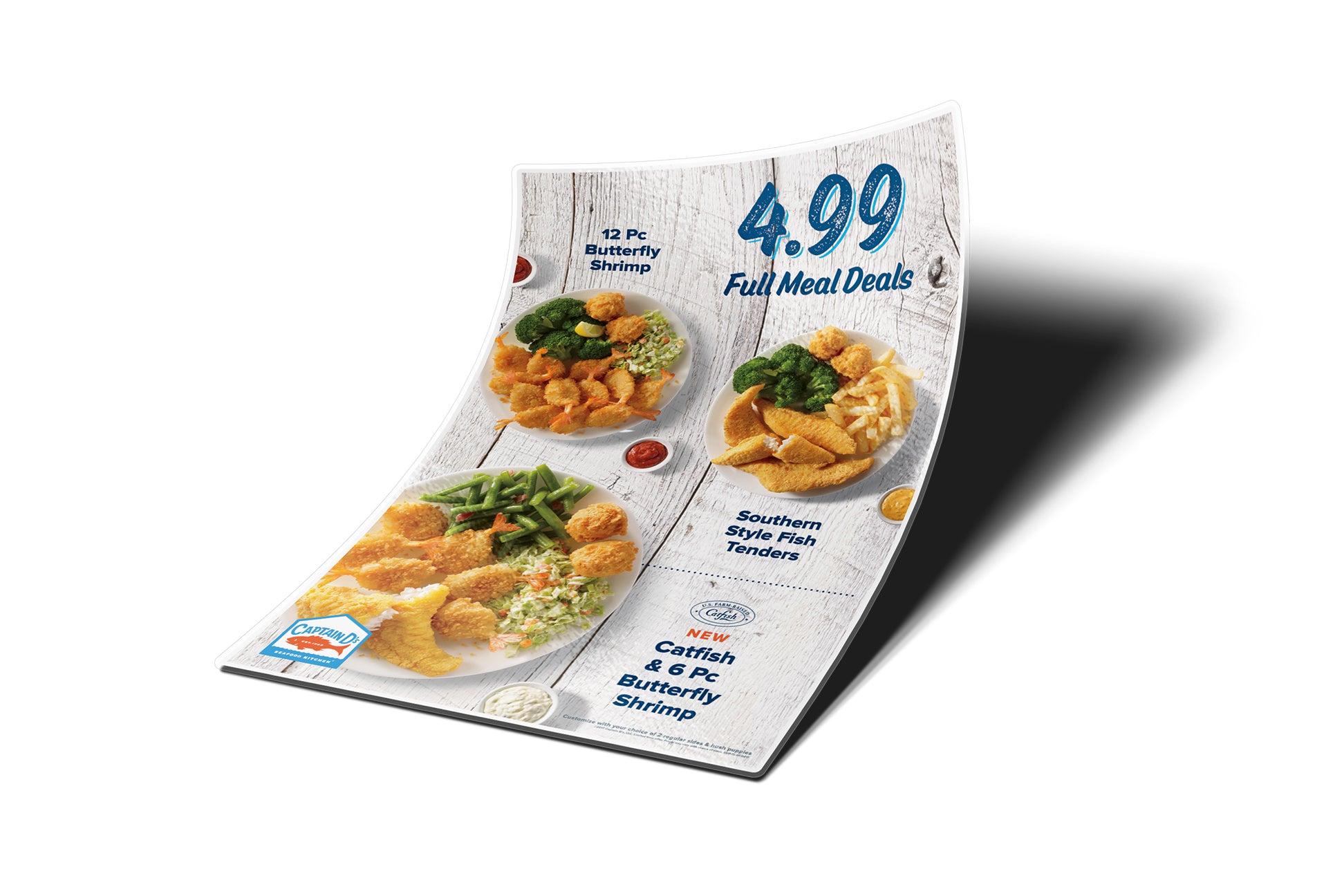 Captain D's Window Cling - BestFlag.com