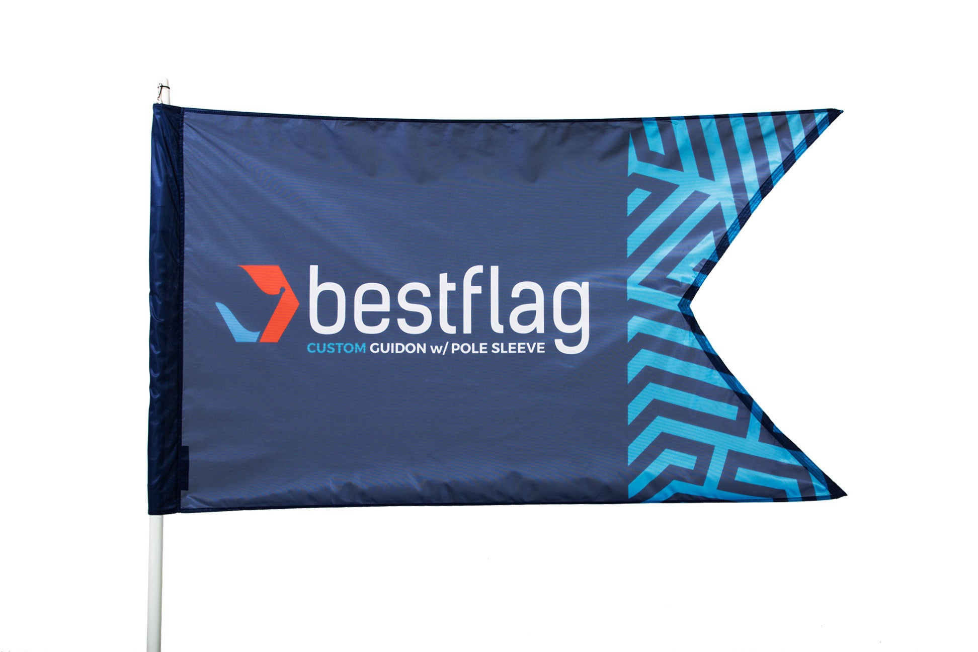 Custom Guidon Flag with Pole Sleeve - BestFlag.com