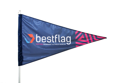 Custom Pennant Flag with Pole Sleeve - BestFlag.com