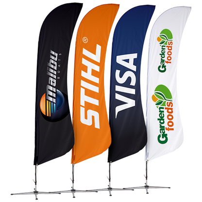 Custom Shark Fin Flag