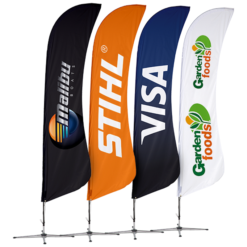 Custom Shark Fin Flag