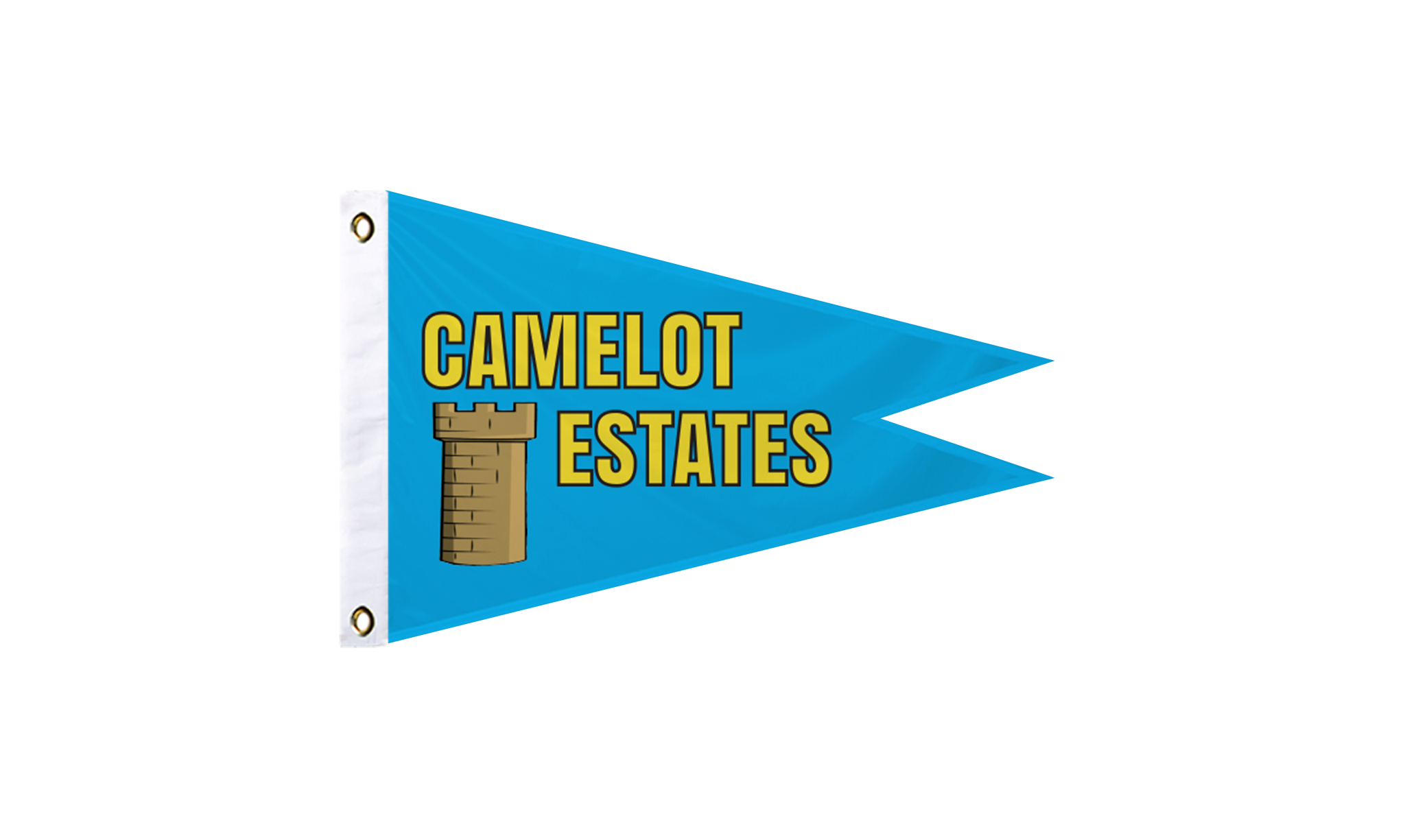 Camelot Estates Burgee Flag