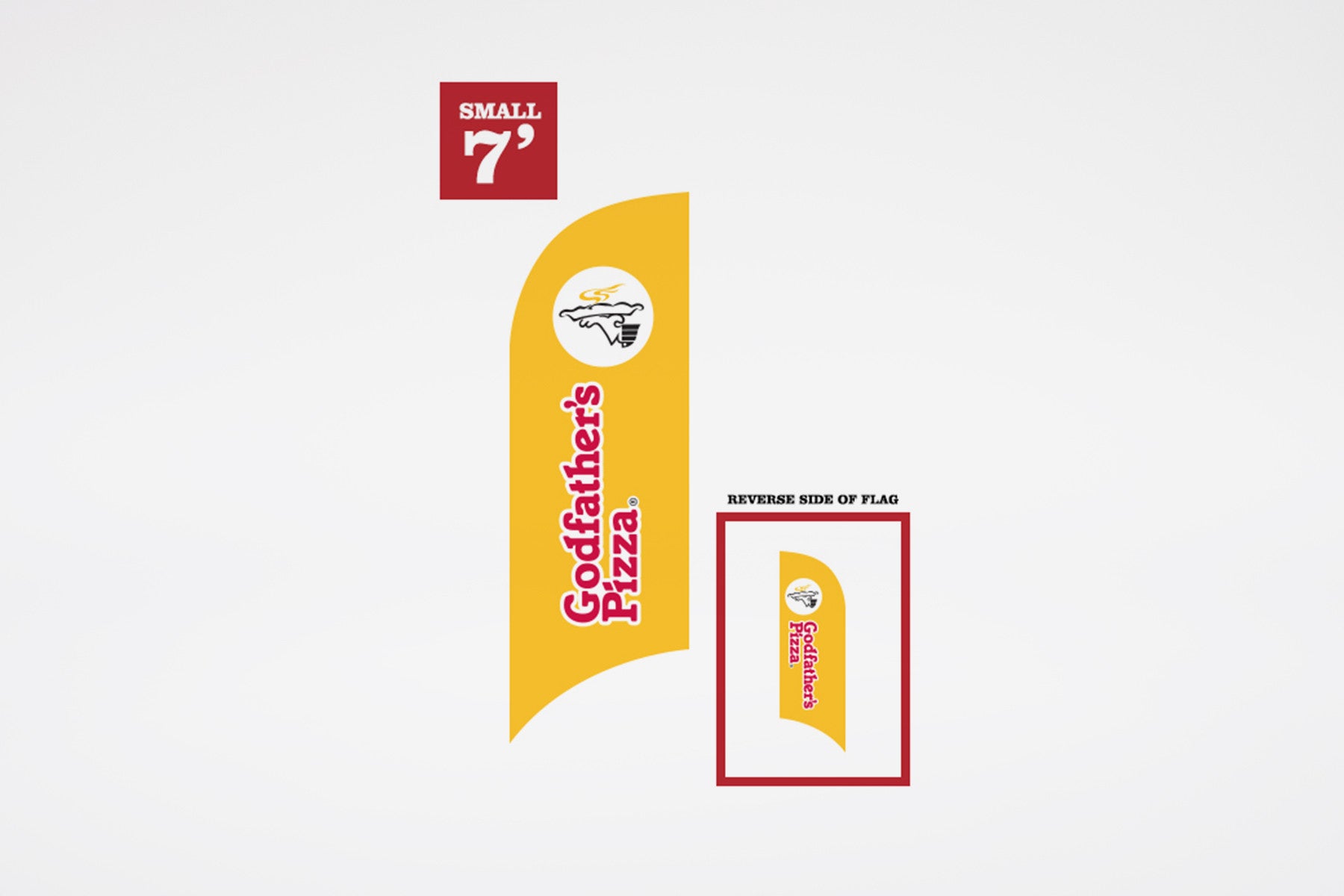 Godfather's Pizza | Replacement Prints - BestFlag.com