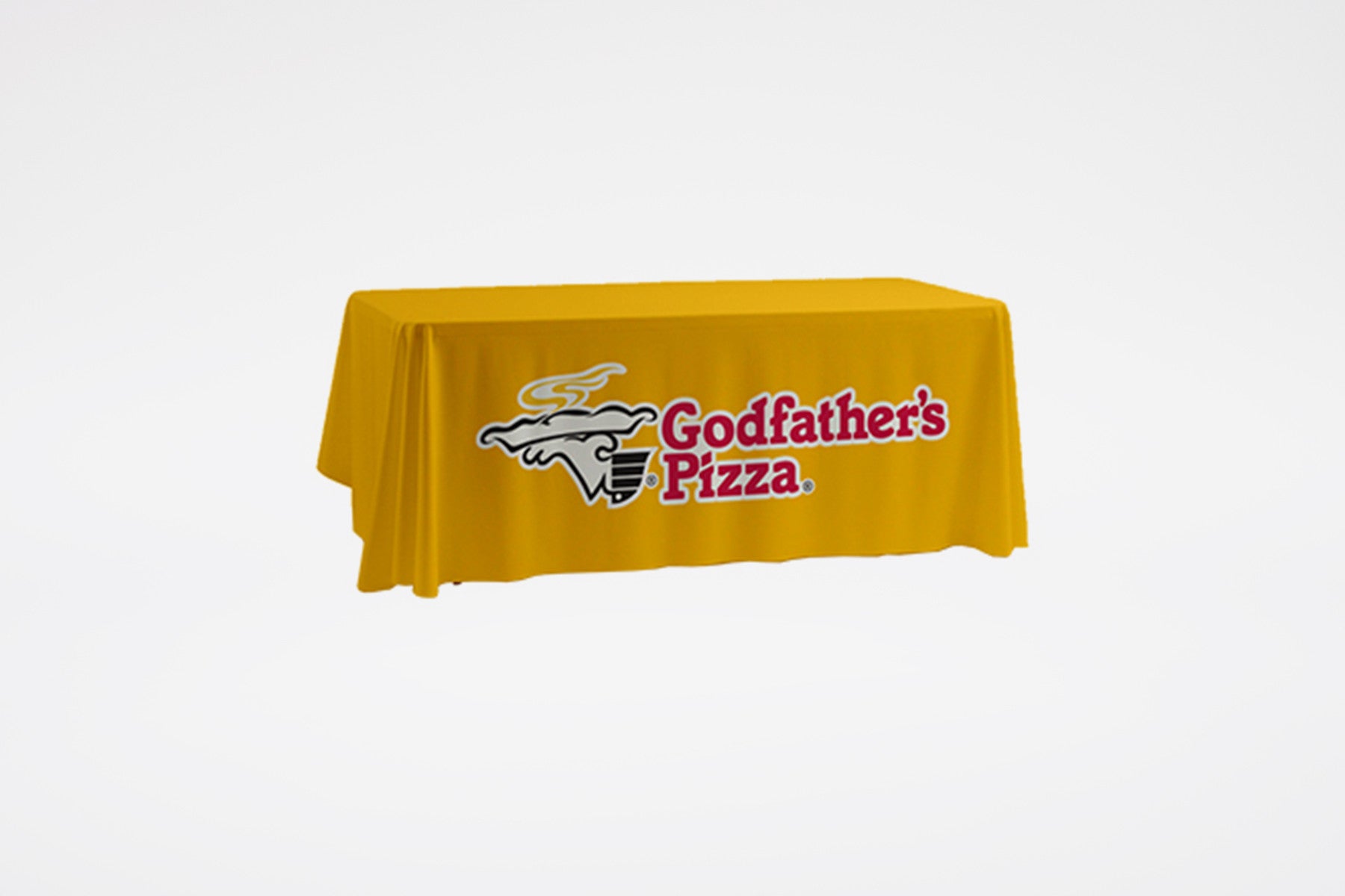 Godfather's Pizza | Yellow Table Drape - BestFlag.com
