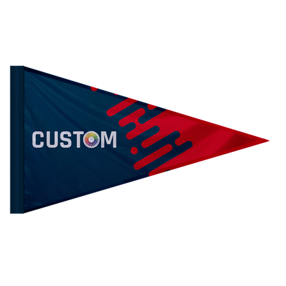 Custom Pennant Flag with Pole Sleeve