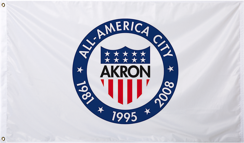 Akron City Flag