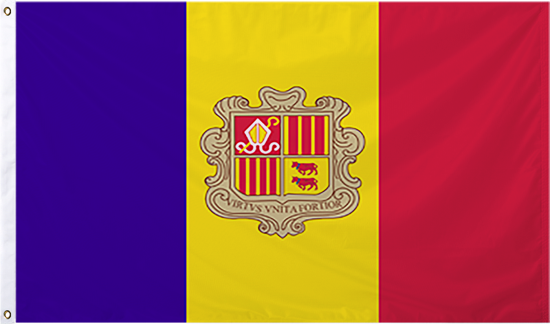 Andorra International Flag