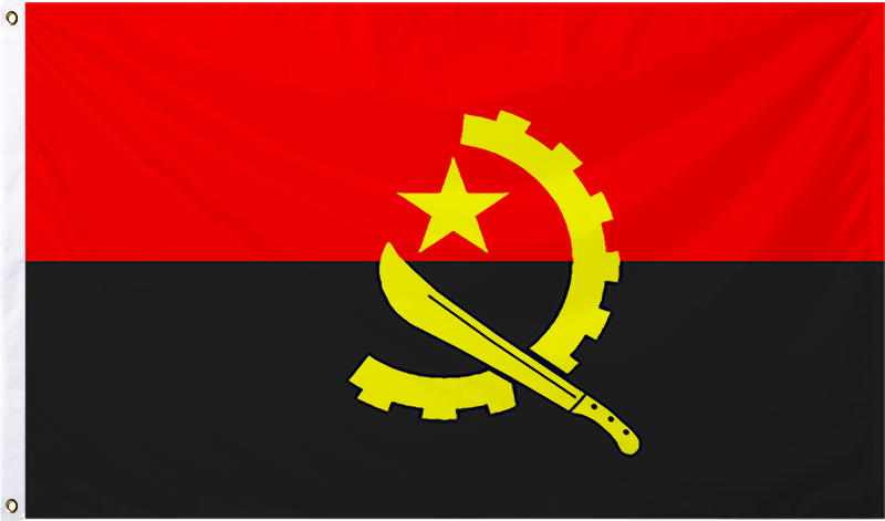 Angola International Flag
