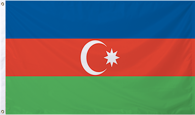 Azerbaijan International Flag