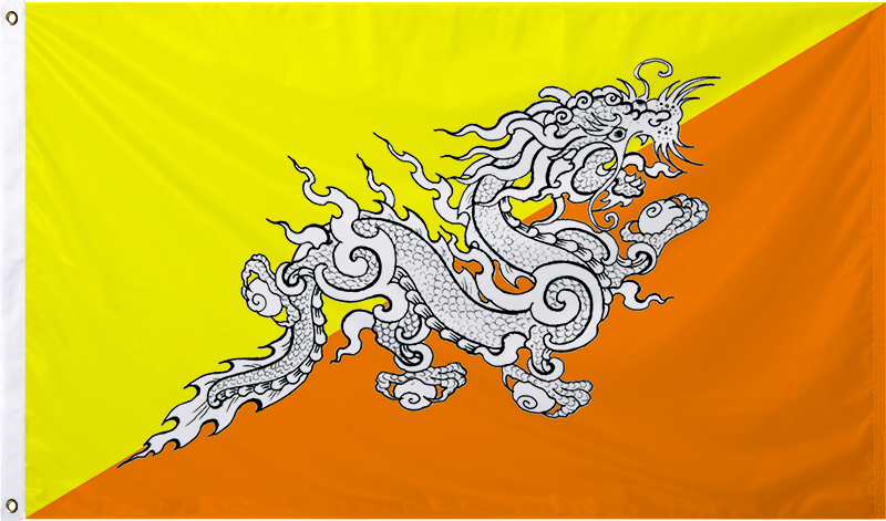 Bhutan International Flag