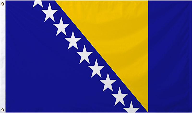 Bosnia-Herzegovina International Flag
