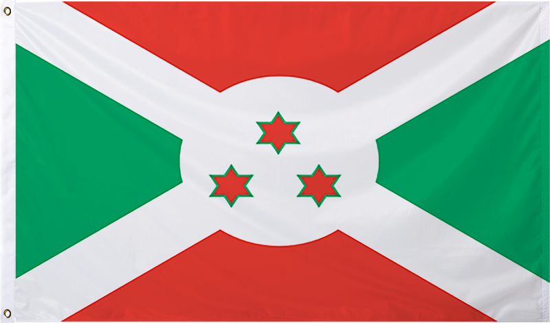 Burundi International Flag