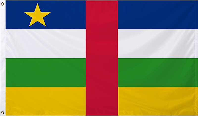 Central African Republic International Flag