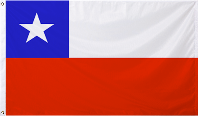 Chile International Flag